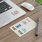 French Motivational Phrase Sticker Sheets | Pastel Quote Stickers