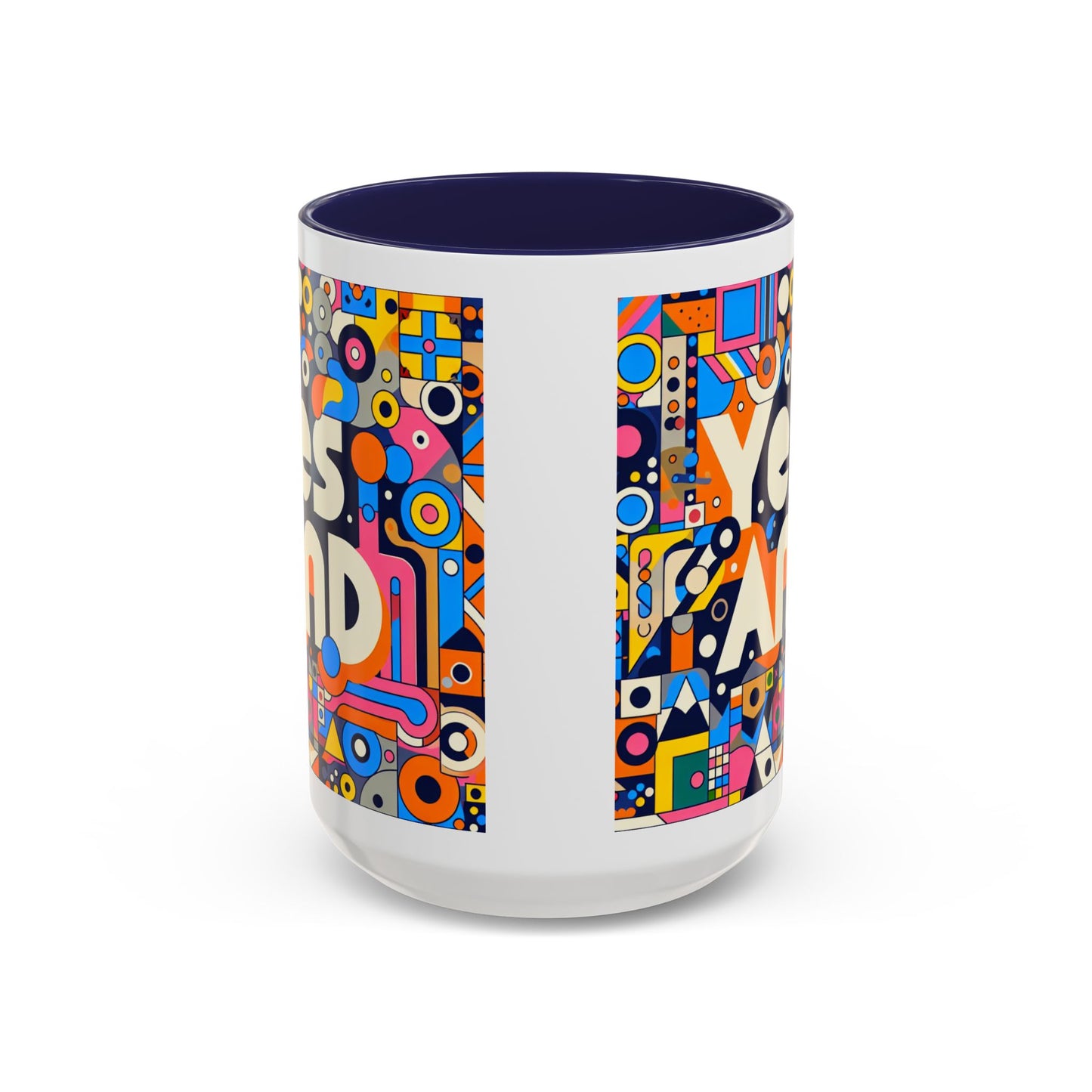 Oui, et une tasse à café avec accent d'improvisation (11, 15 oz)