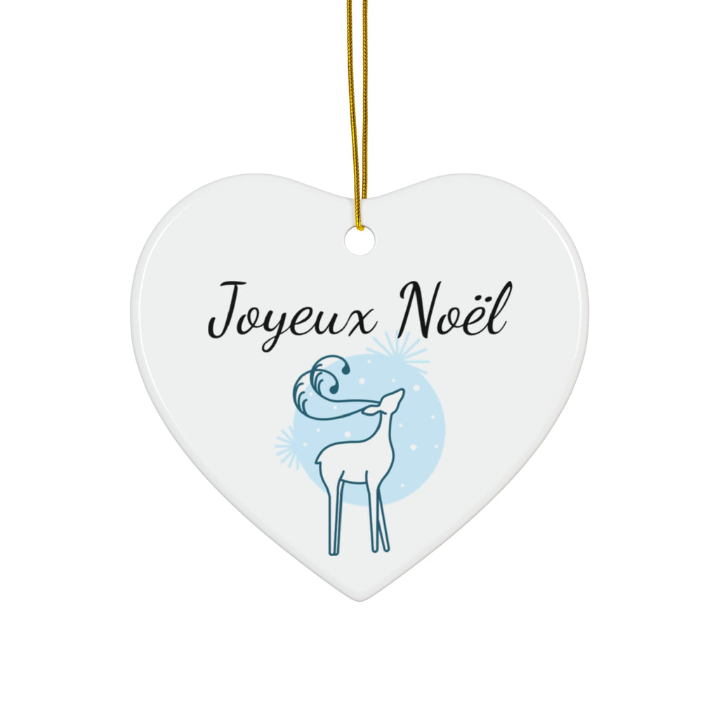 Joyeux Noel Ceramic Ornament