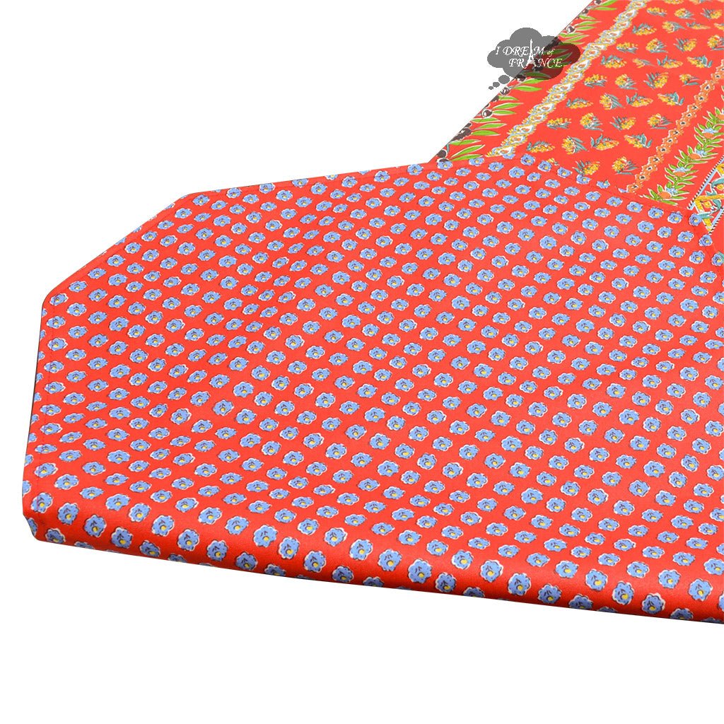 16x72" Olives Red Acrylic - Coated Cotton Provence Table Runner by Le Cluny Table runner La Vie Bien 16x72" Olives Red Acrylic - Coated Cotton Provence Table Runner by Le Cluny