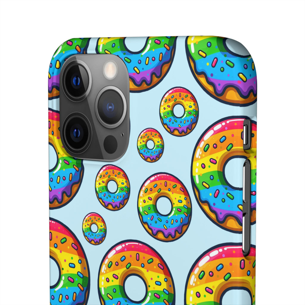 Bespattered Facade Rainbow Sprinkle Donut Snap Case