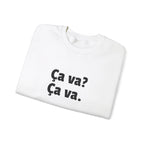 Ca va? Ca va. Unisex Crewneck Sweatshirt by Printify