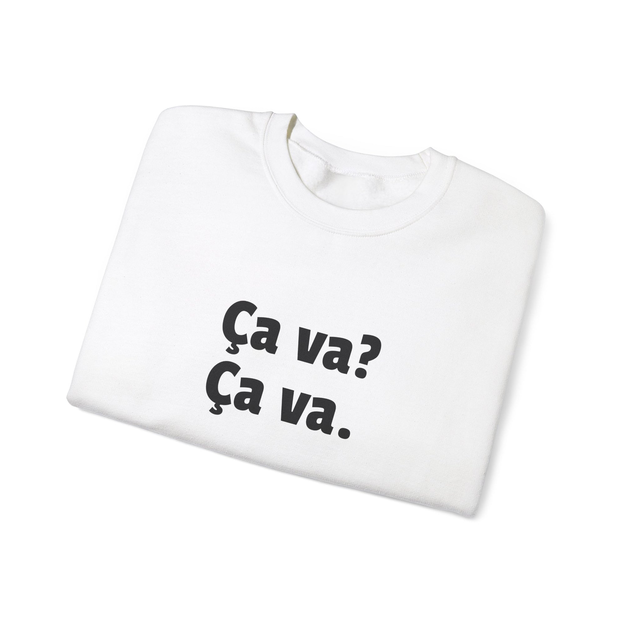 Ca va? Ca va. Unisex Crewneck Sweatshirt