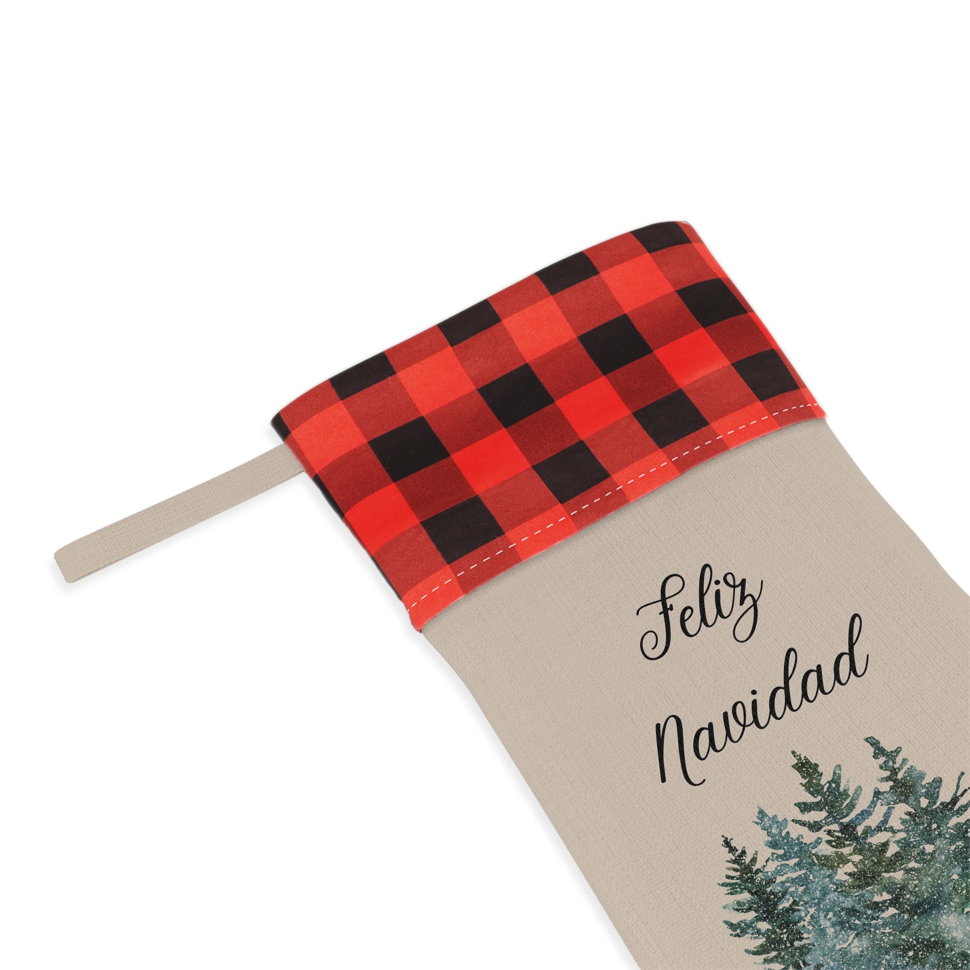 Feliz Navidad Christmas stocking