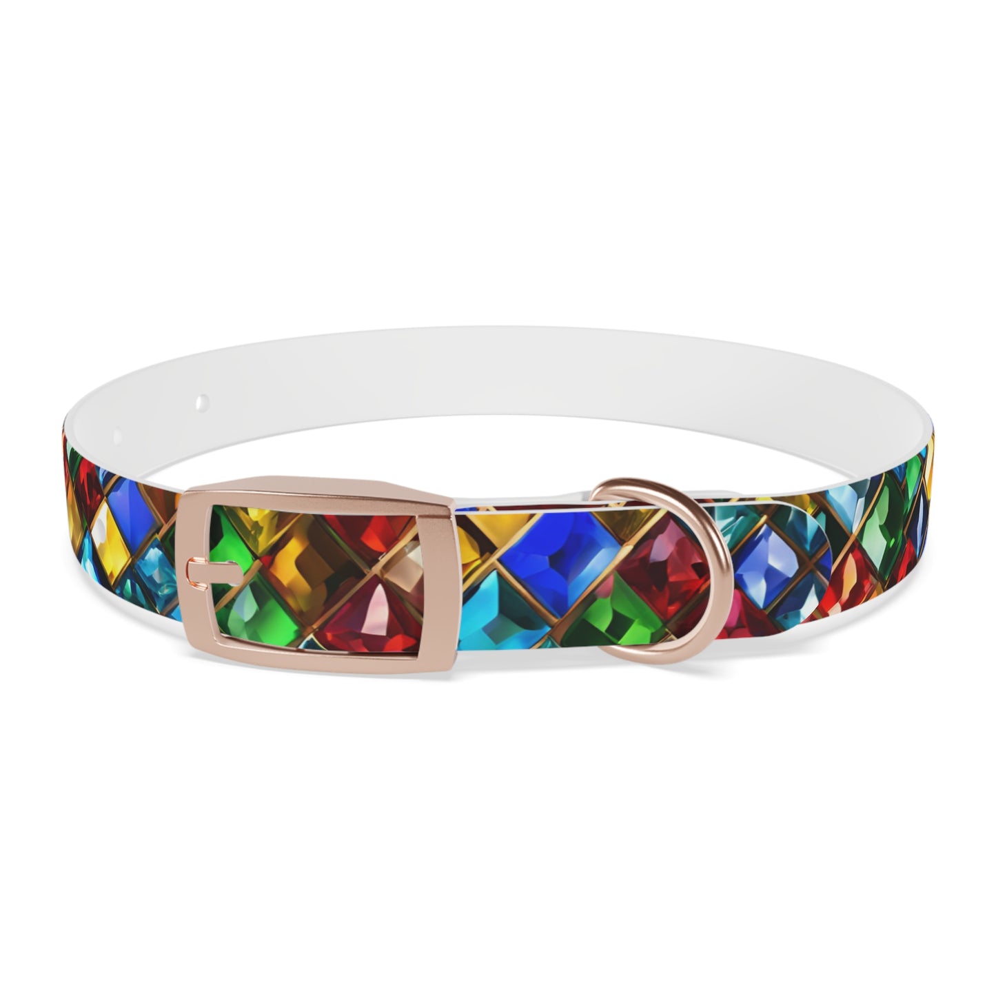 Collier pour chien à imprimé bijou