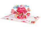 XOXO Hugs & Kisses Pop-Up Valentine’s Day Pop Up Card by Paper Love