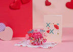 XOXO Hugs & Kisses Pop-Up Valentine’s Day Pop Up Card by Paper Love