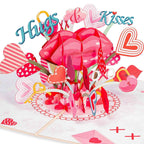 XOXO Hugs & Kisses Pop-Up Valentine’s Day Pop Up Card by Paper Love