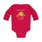 Little Pumpkin on the way Infant Long Sleeve Bodysuit by Printify
