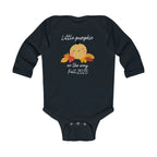 Little Pumpkin on the way Infant Long Sleeve Bodysuit by Printify