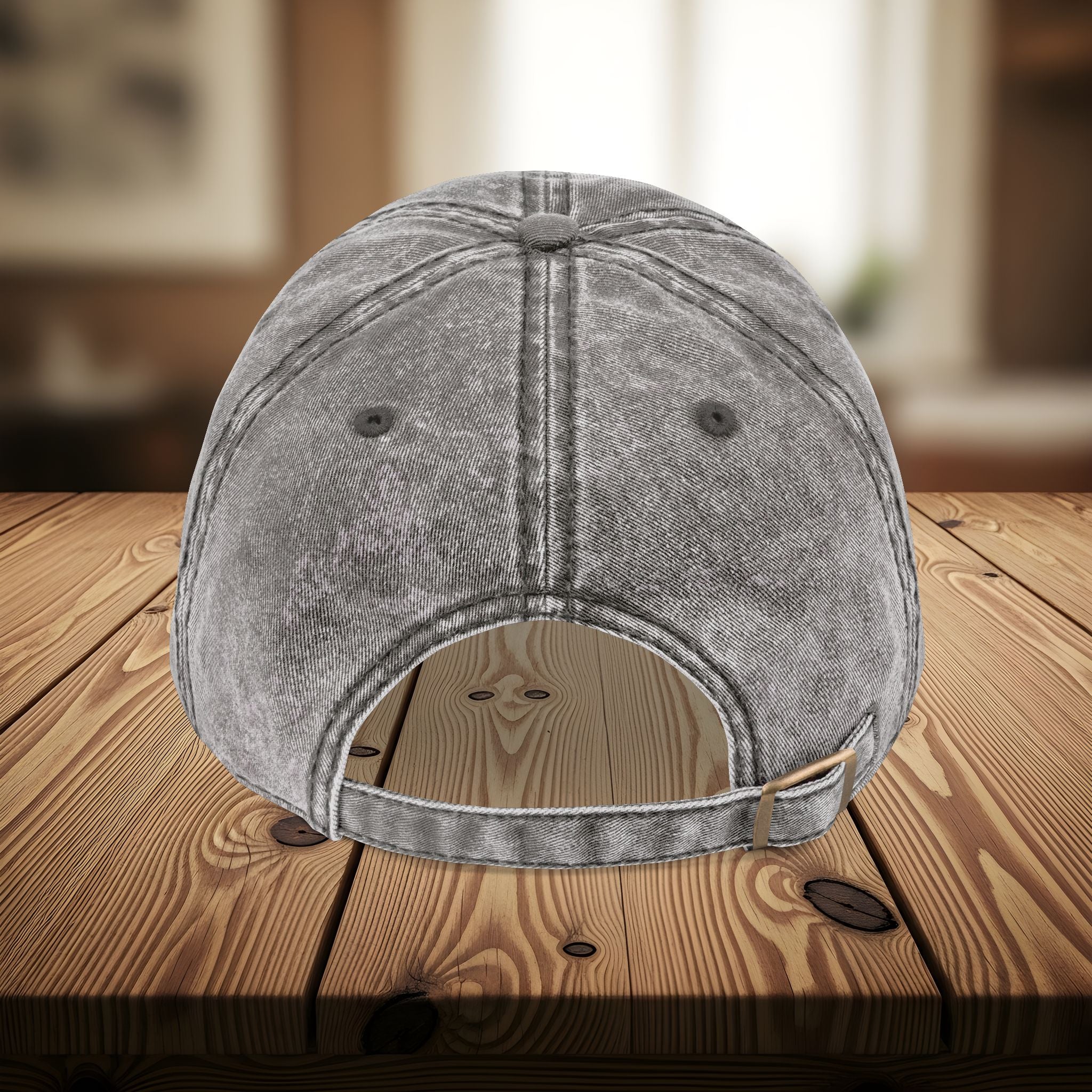 Bespattered Facade "I'm Fine" Black Embroidered Vintage Cap