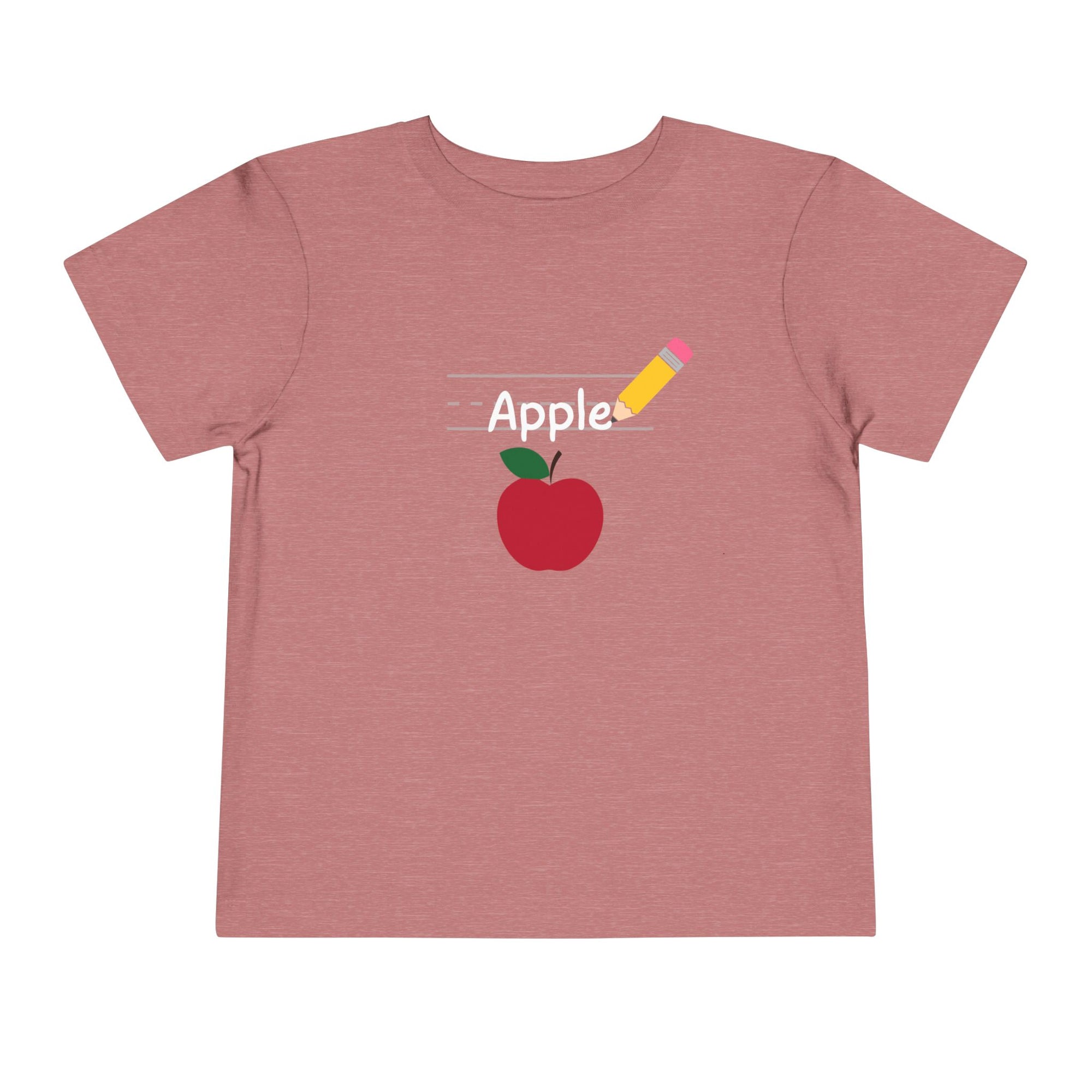 Apple Pencil Toddler Tee Shirt - La Vie Bien - Adorable Child Tee - Apple Design - apple design shirt