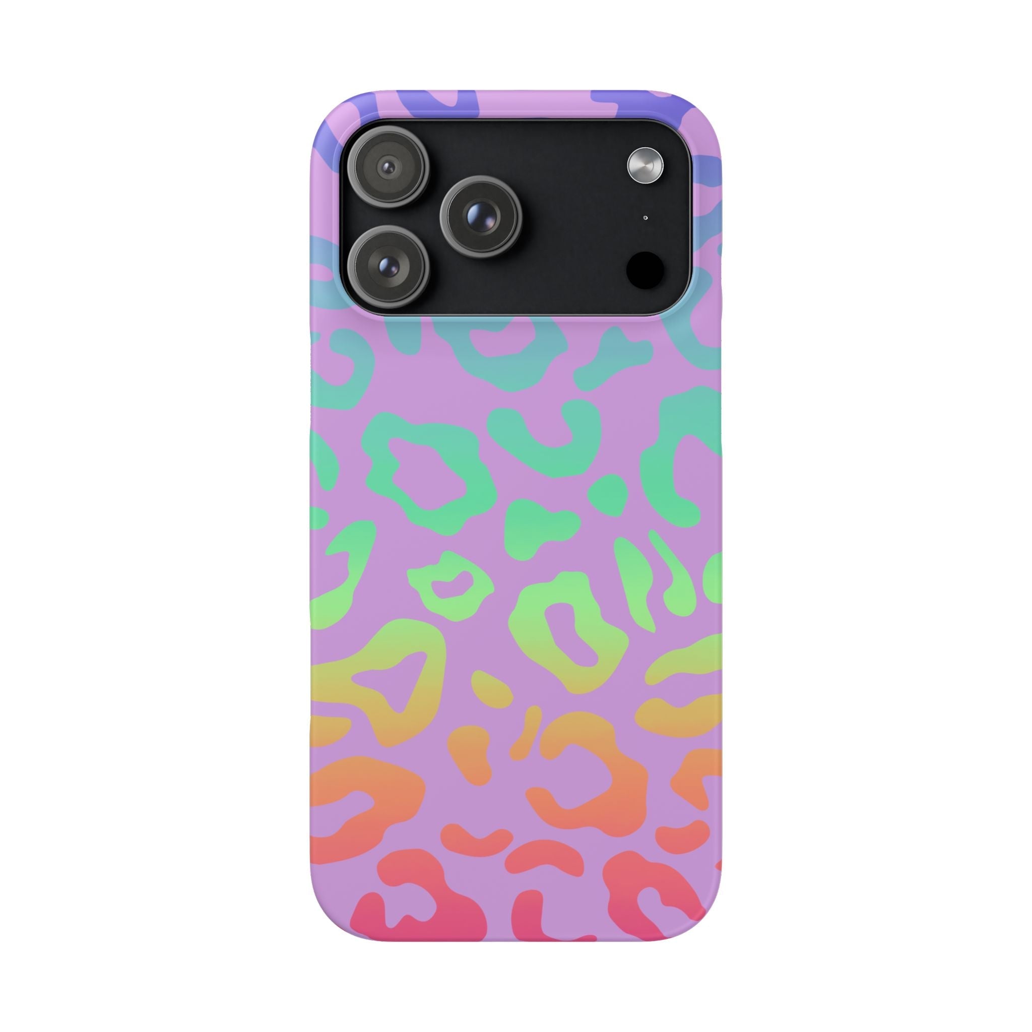 Bespattered Facade Rainbow Leopard Snap Case