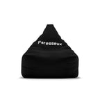 Paresseux (Lazy) Black Bean Bag Chair Cover by Printify