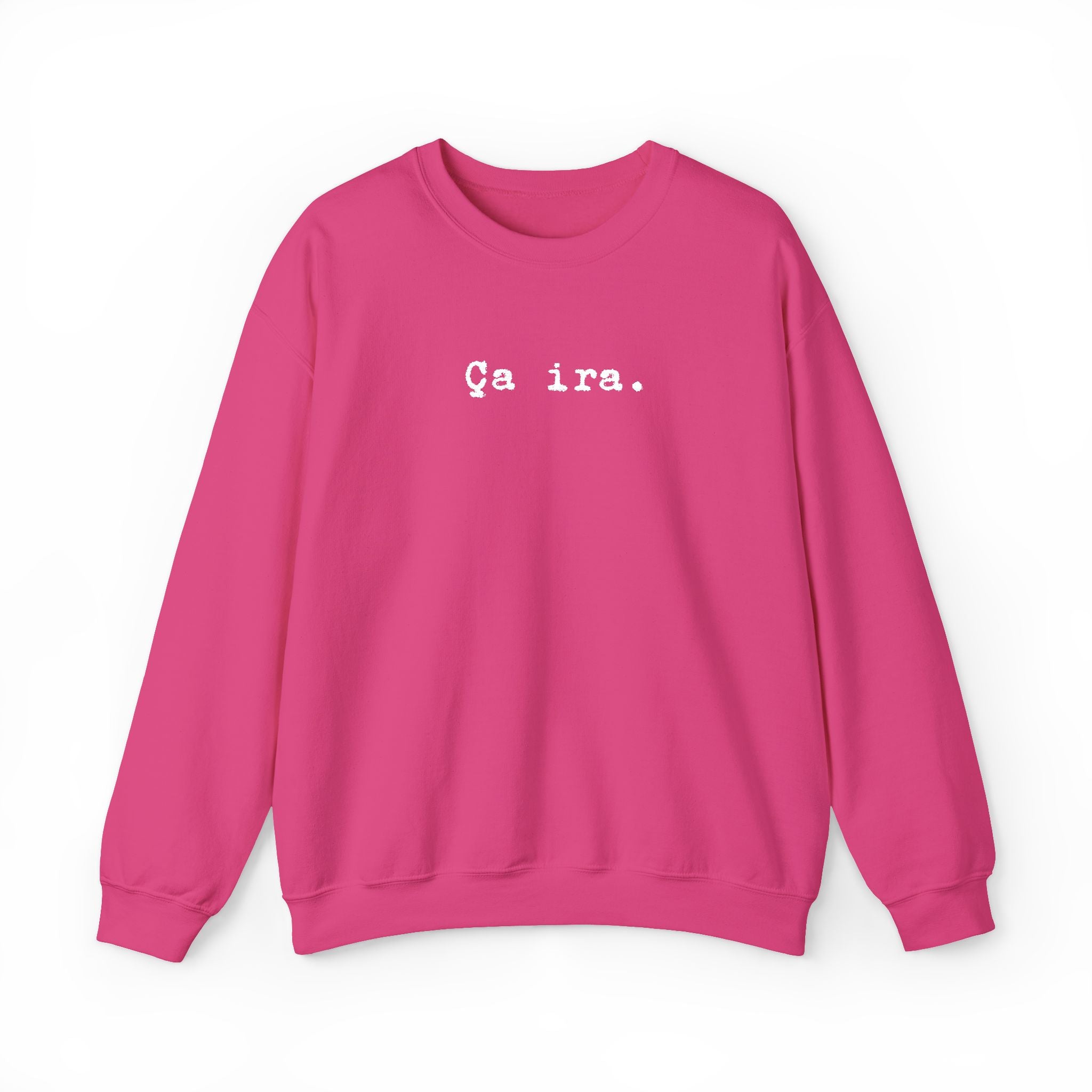 Ça ira  embroidered French sweatshirt - Minimalist French Comfort Pullover