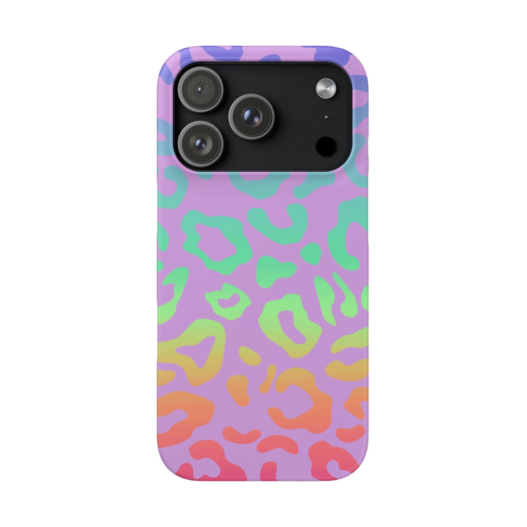 Bespattered Facade Rainbow Leopard Snap Case