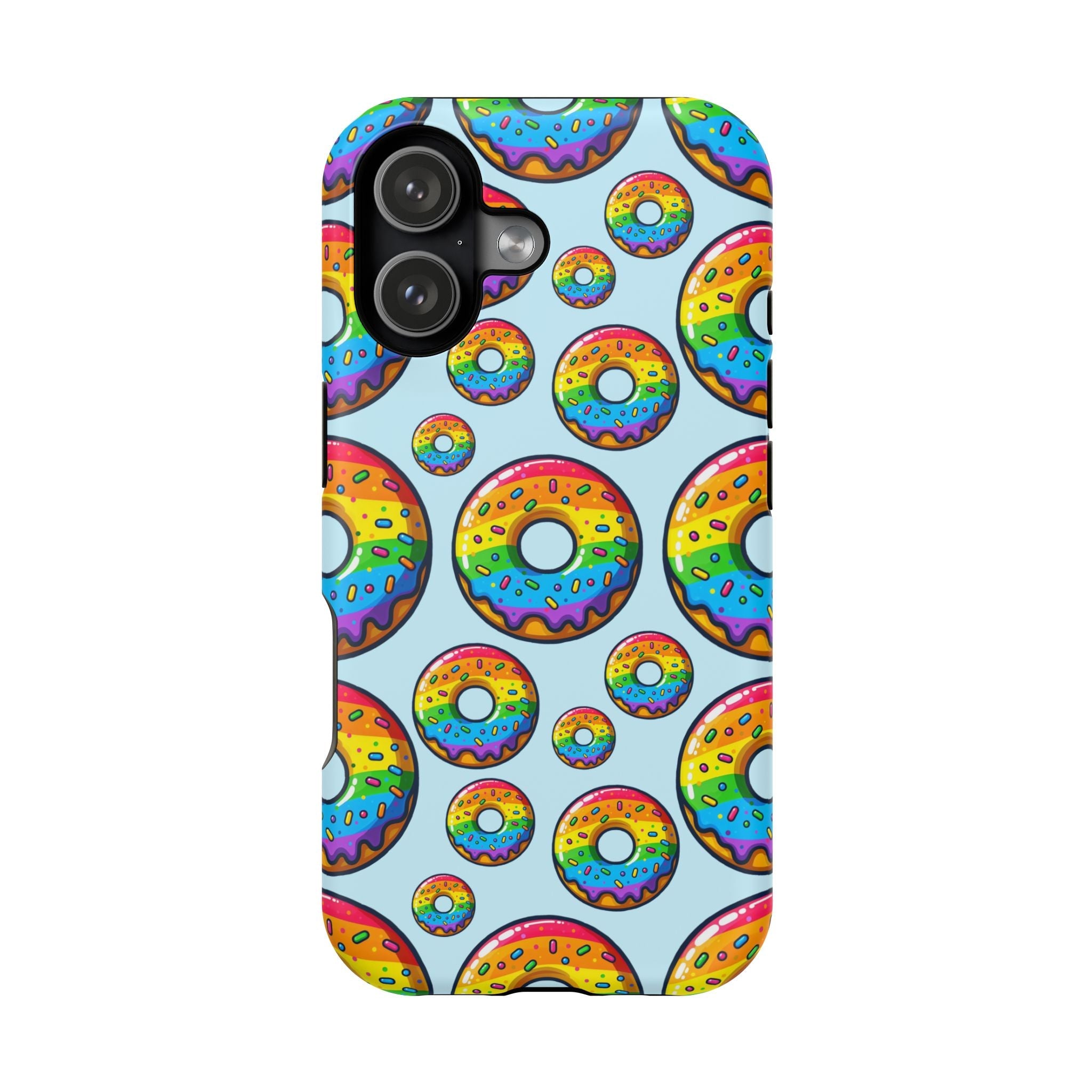 Bespattered Facade Rainbow Sprinkle Donut Impact-Resistant Case