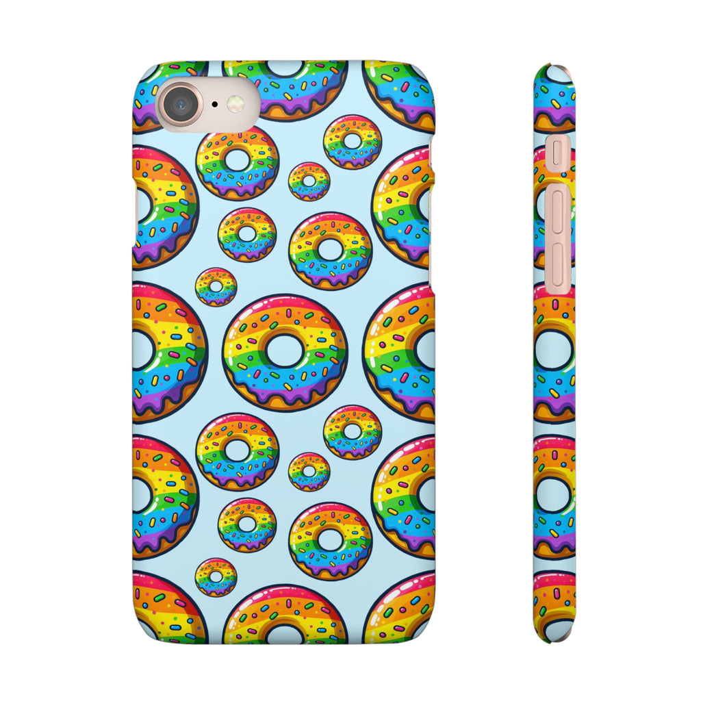 Bespattered Facade Rainbow Sprinkle Donut Snap Case