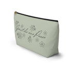 German mental health Accessory Pouch "Gönnt dir eine Pause" (Give yourself a break) Floral Makeup Bag, geschenk