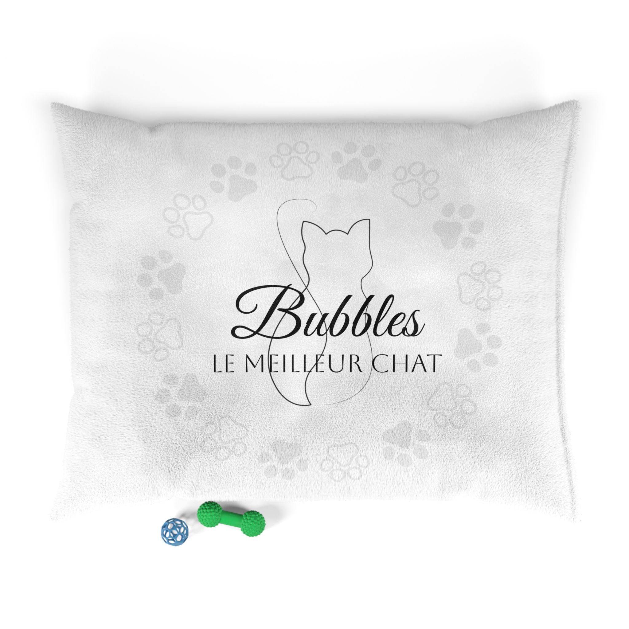 Custom French cat bed, Le meilleur chat