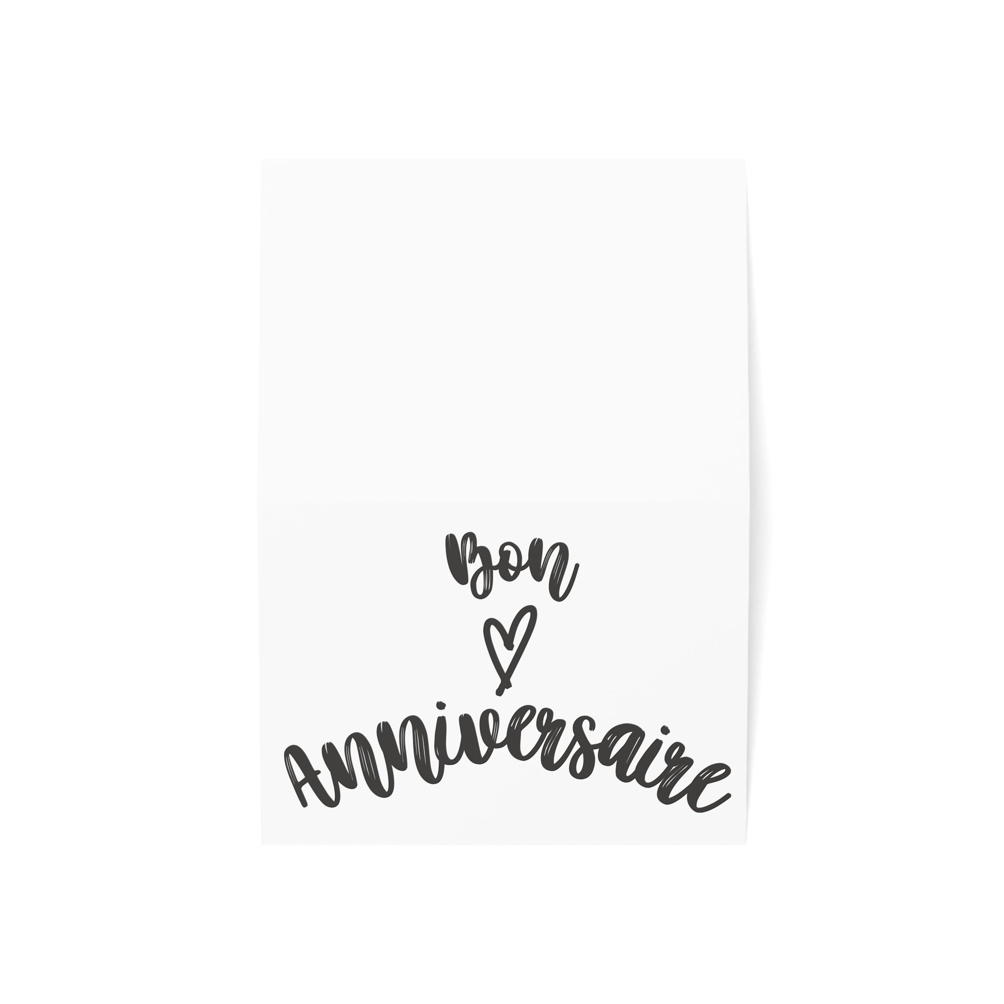 French Birthday Greeting Cards - Bon Anniversaire