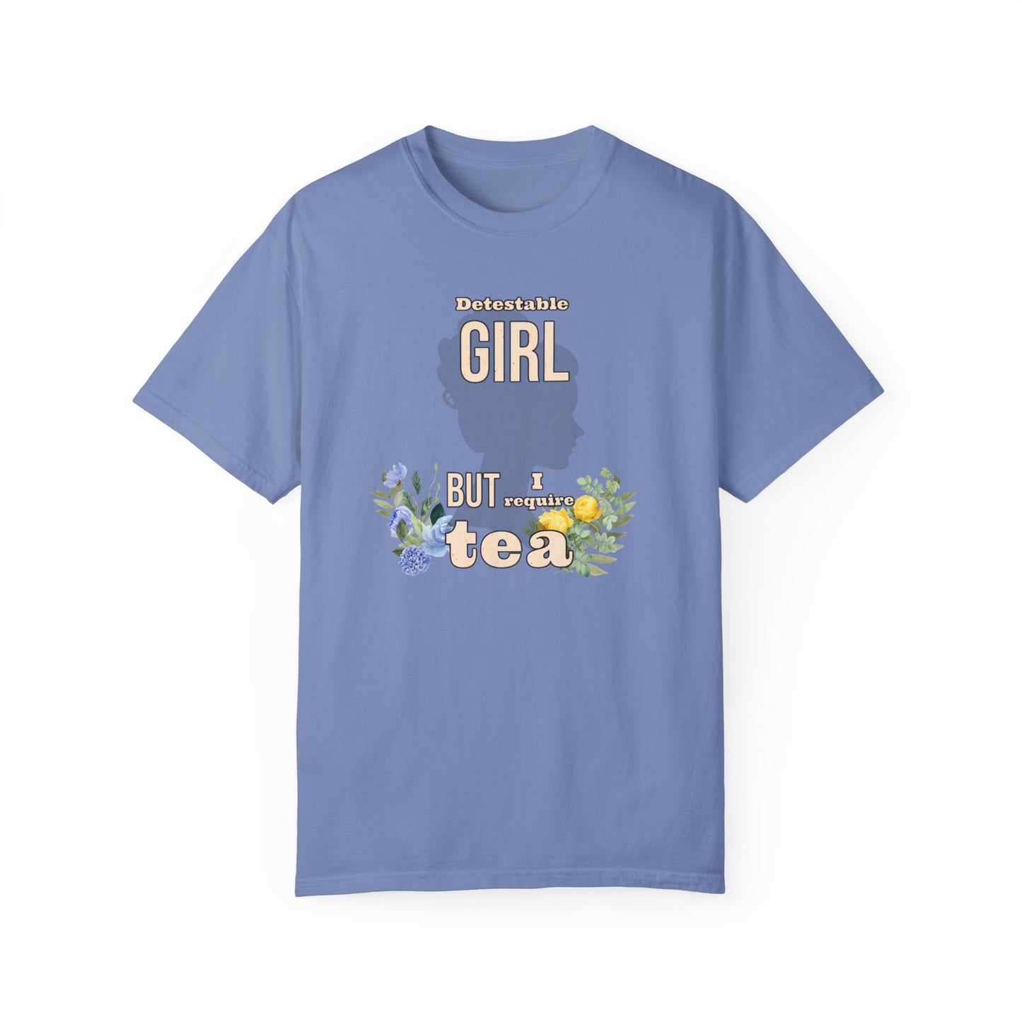 Detestable Girl but I require tea Oscar Wilde Quote T-Shirt, Importance of Being Earnest