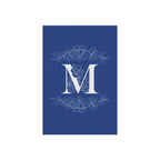 Elegant Personalized initial letter Garden Banner with Floral Design by Printify