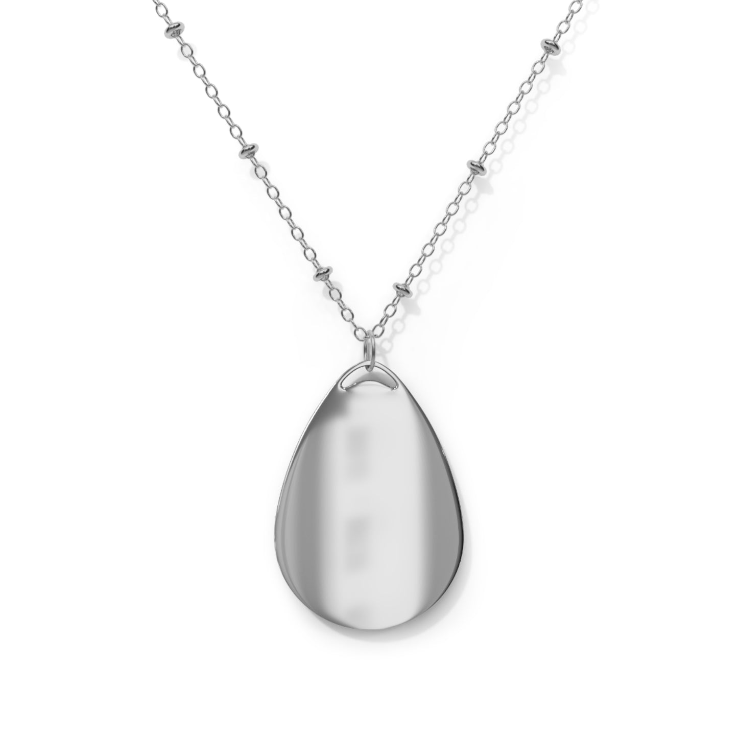 Be still Oval Necklace