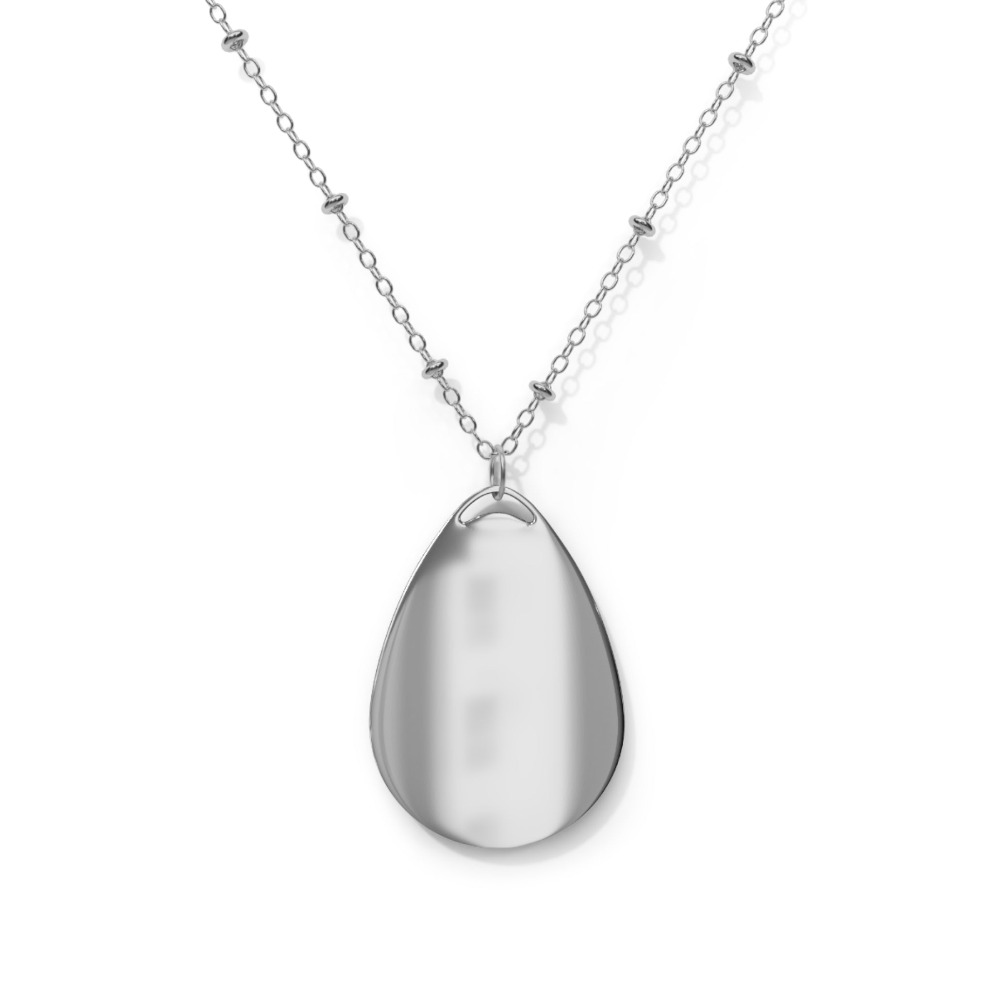 Be still Oval Necklace