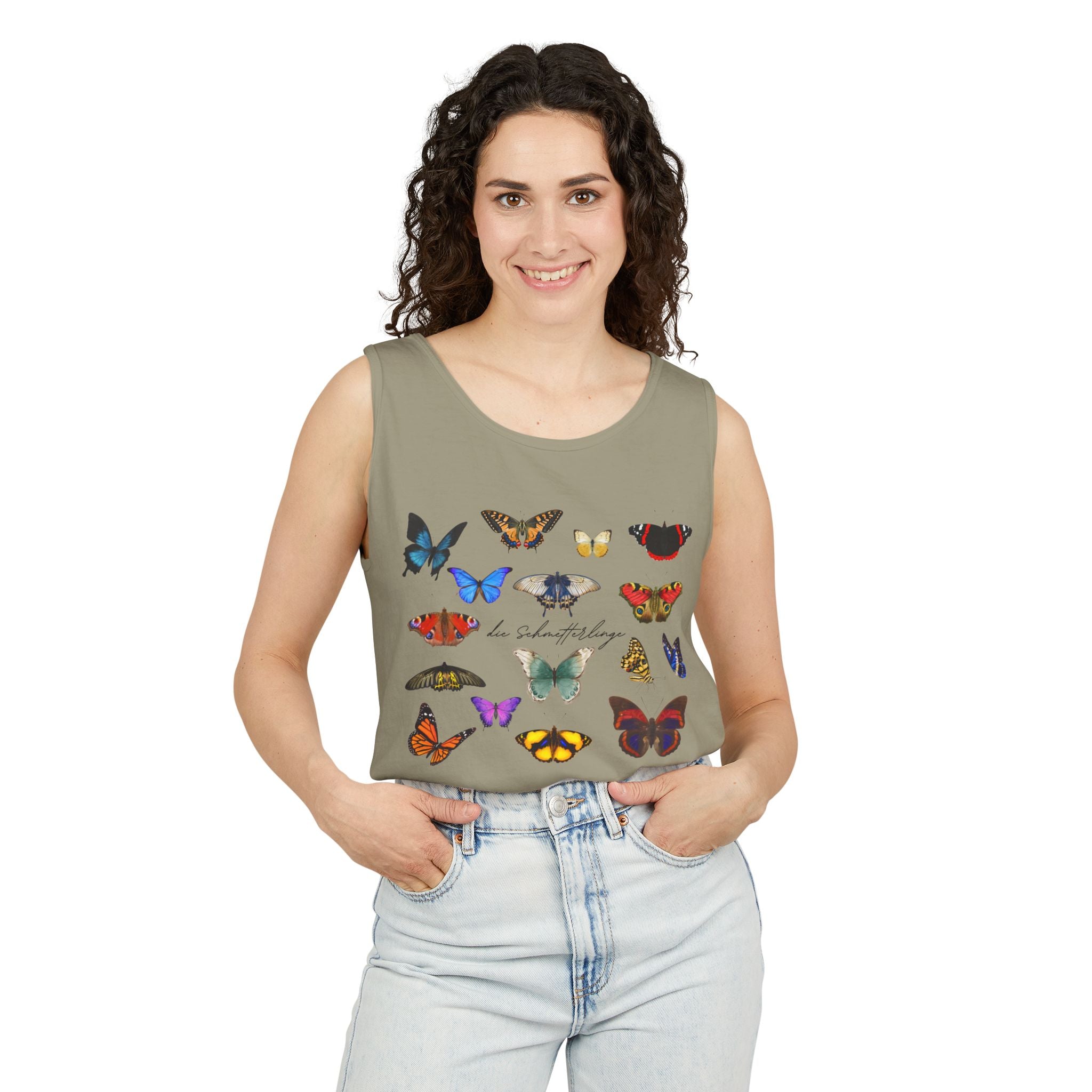 Die Schmetterlinge Tank Top — German Butterflies Graphic Tank