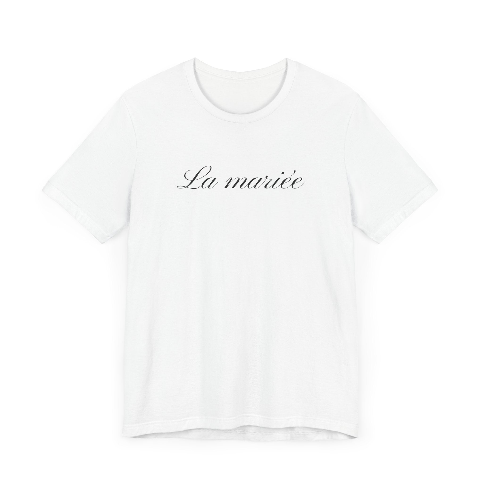 La mariée bride T-Shirt, Wedding Tee, Bridal Party Shirt - La Vie Bien - Bachelorette party - Bachelorette party French