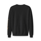 Im Hier Und Jetzt Crewneck Sweatshirt, metallic foil print German Phrase In the Here and Now, Let it go meditative phrases, Minimal Script