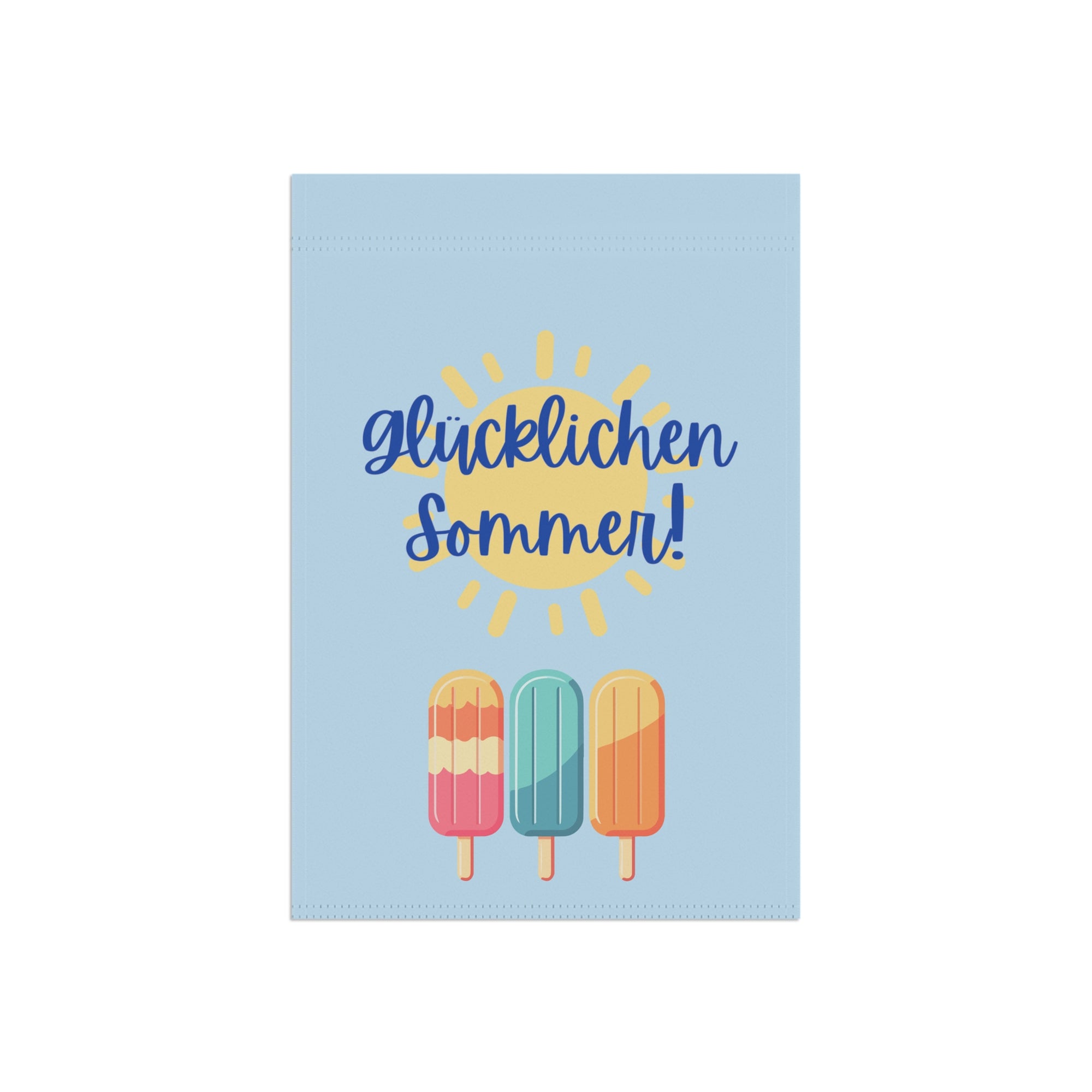 Glücklichen Sommer! Summer German Garden Banner