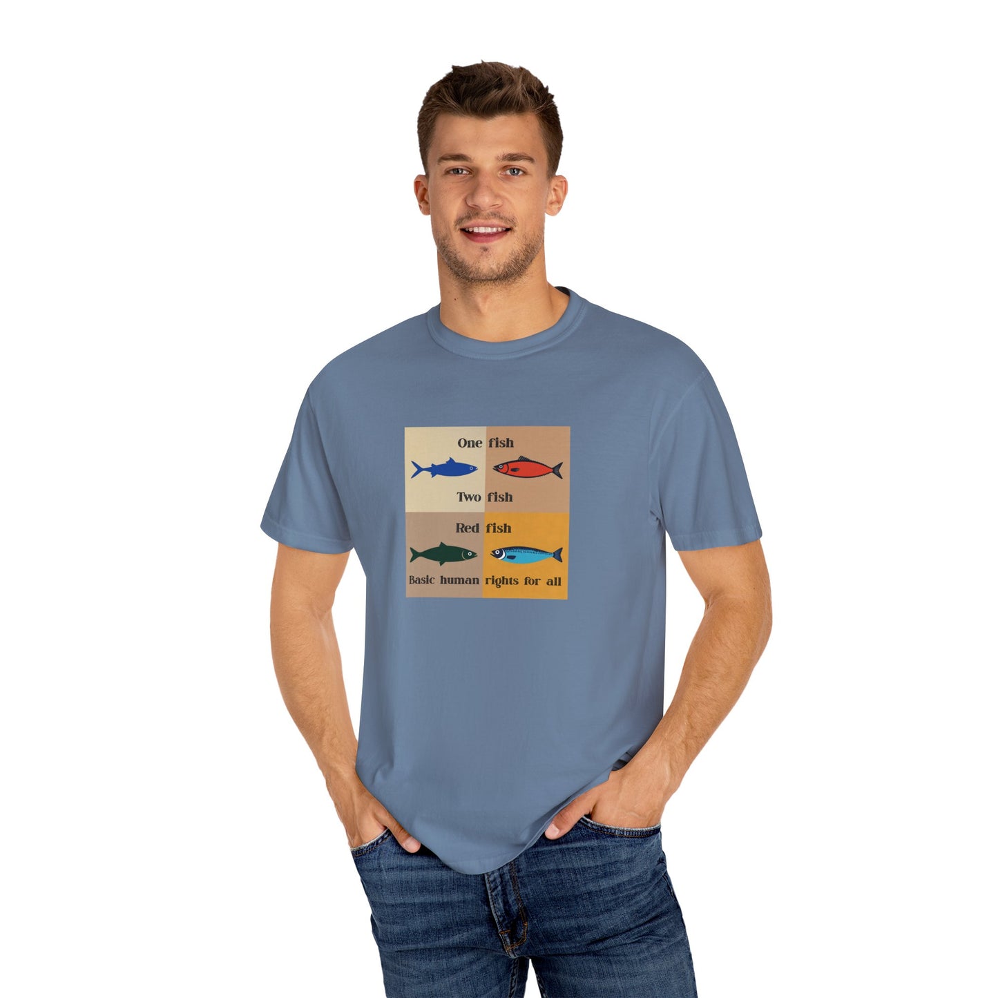 One Fish two fish human rights for all T-shirt