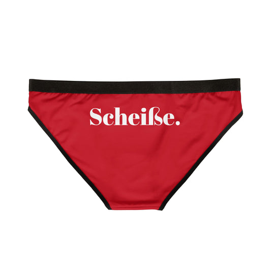 Scheiße German Bikini cherry red Underwear