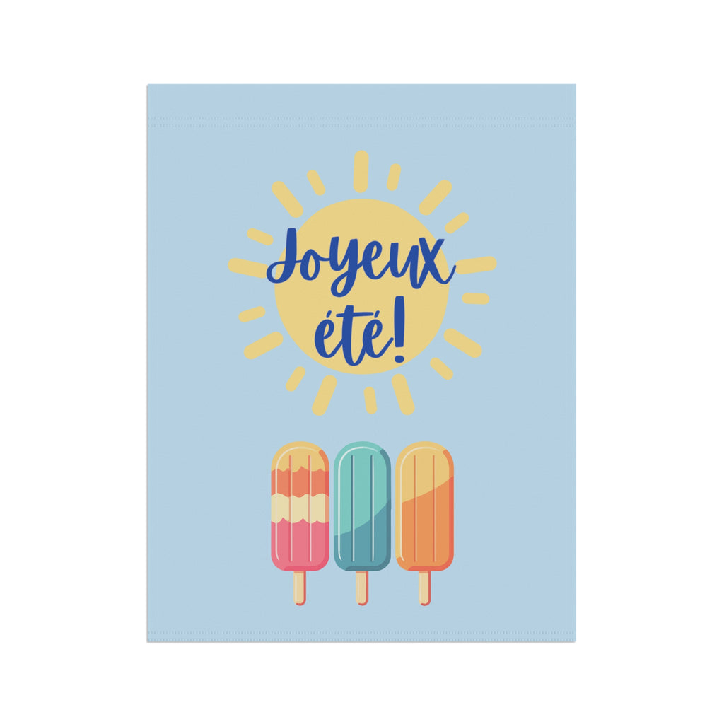 Joyeux été Summer Garden Banner