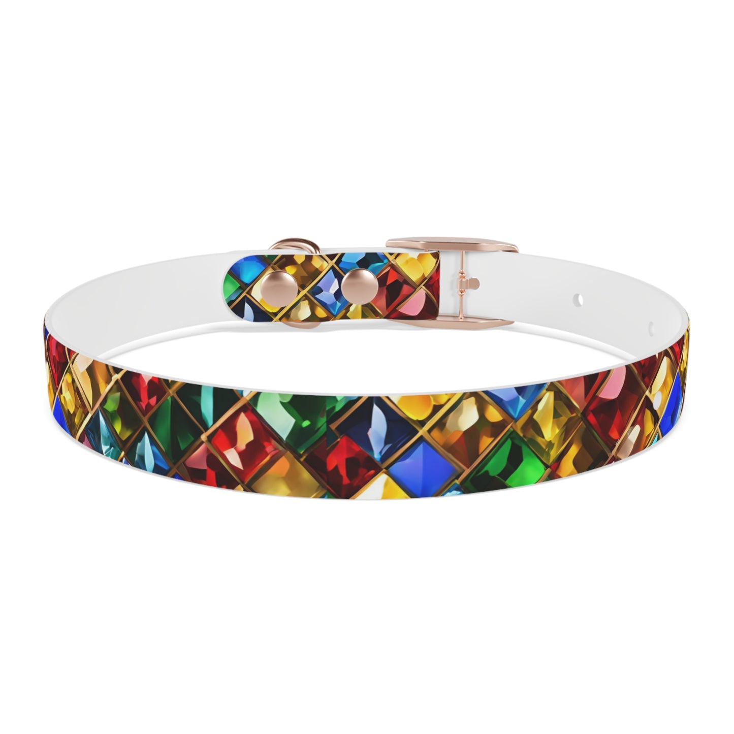 Collier pour chien à imprimé bijou