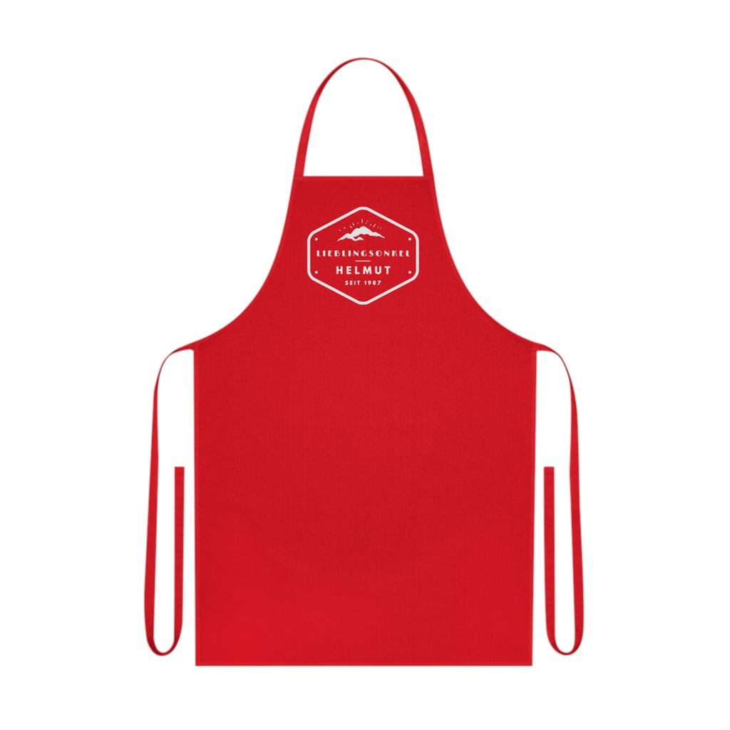 Customizable Lieblingsonkel Cotton Apron for German Uncle