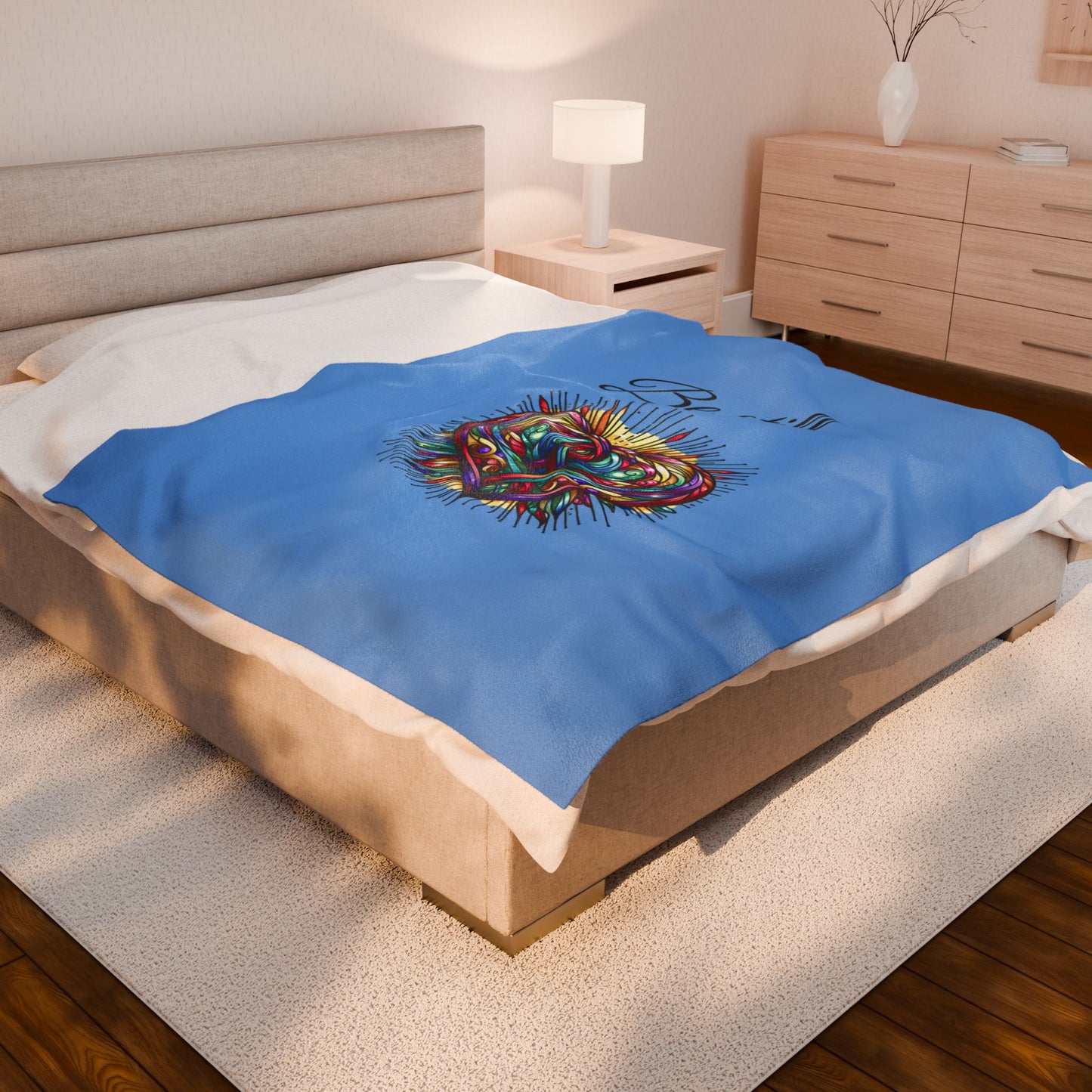 Be Still velveteen plush blanket
