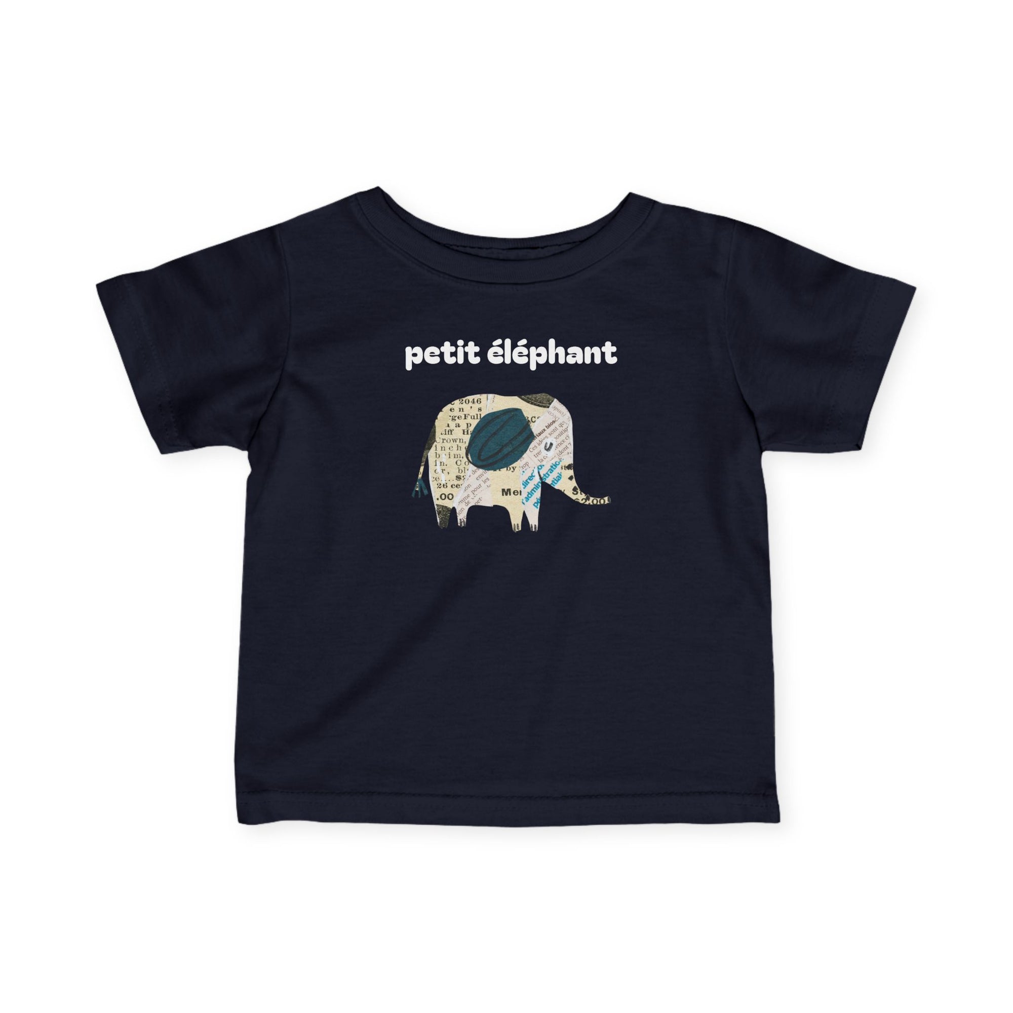 Petit éléphant Infant Fine Jersey Tee - Kids clothes - child tee