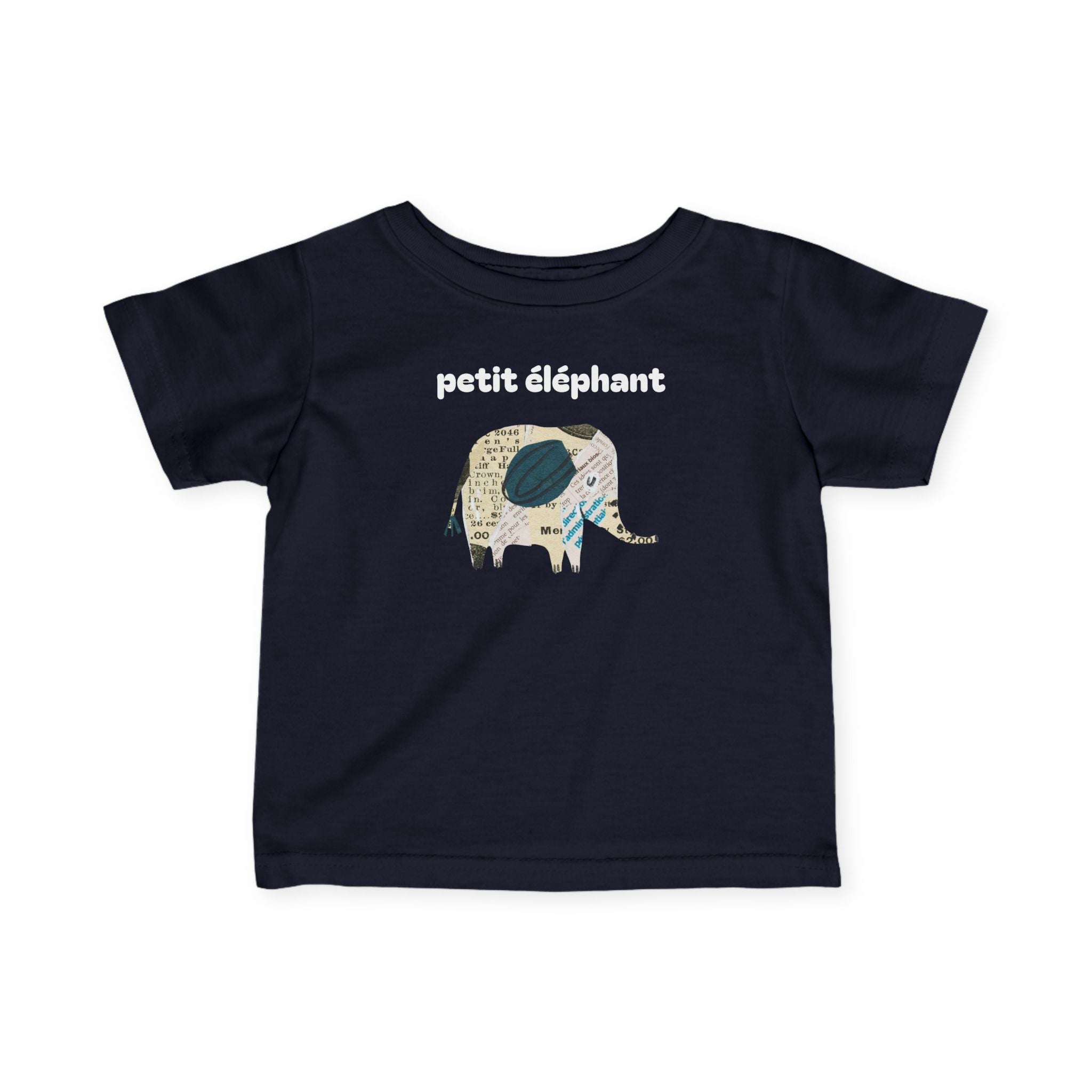 Petit éléphant Infant Fine Jersey Tee - Kids clothes - child tee