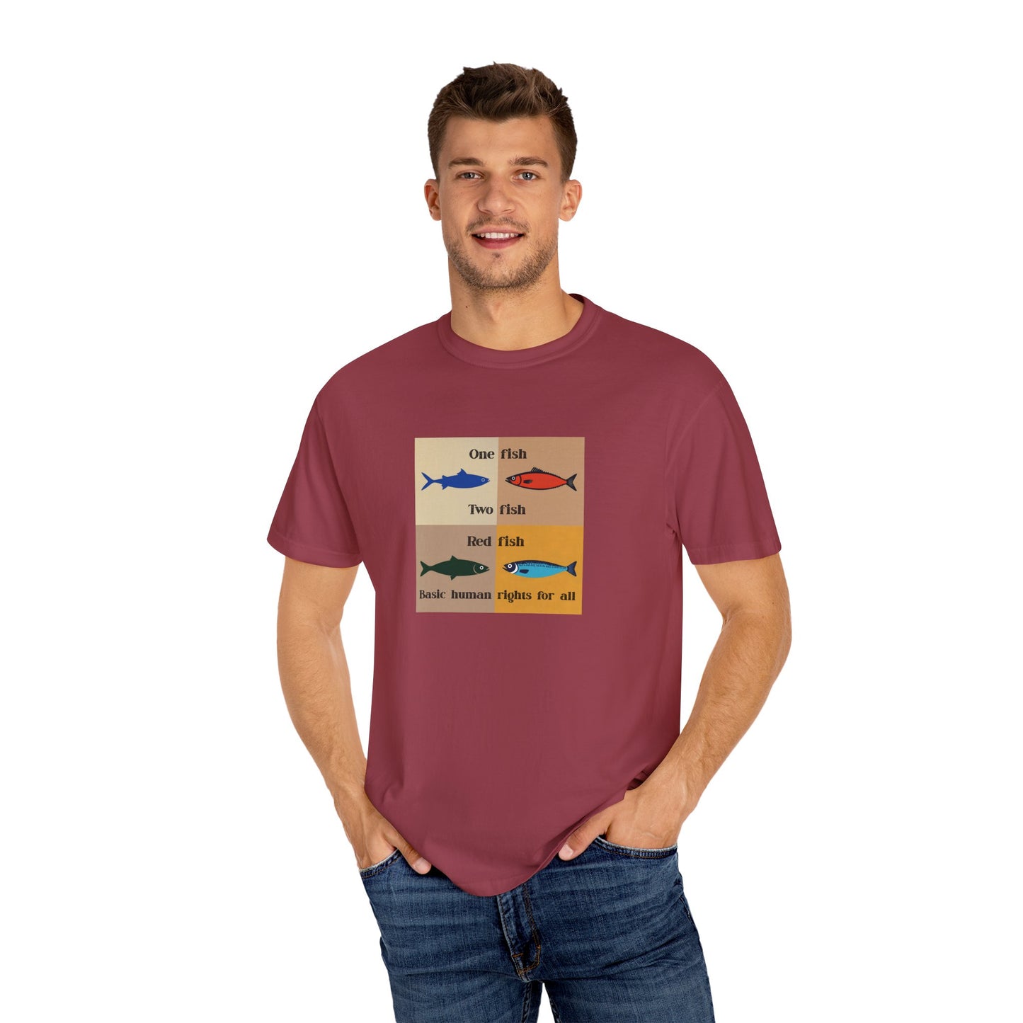 One Fish two fish human rights for all T-shirt