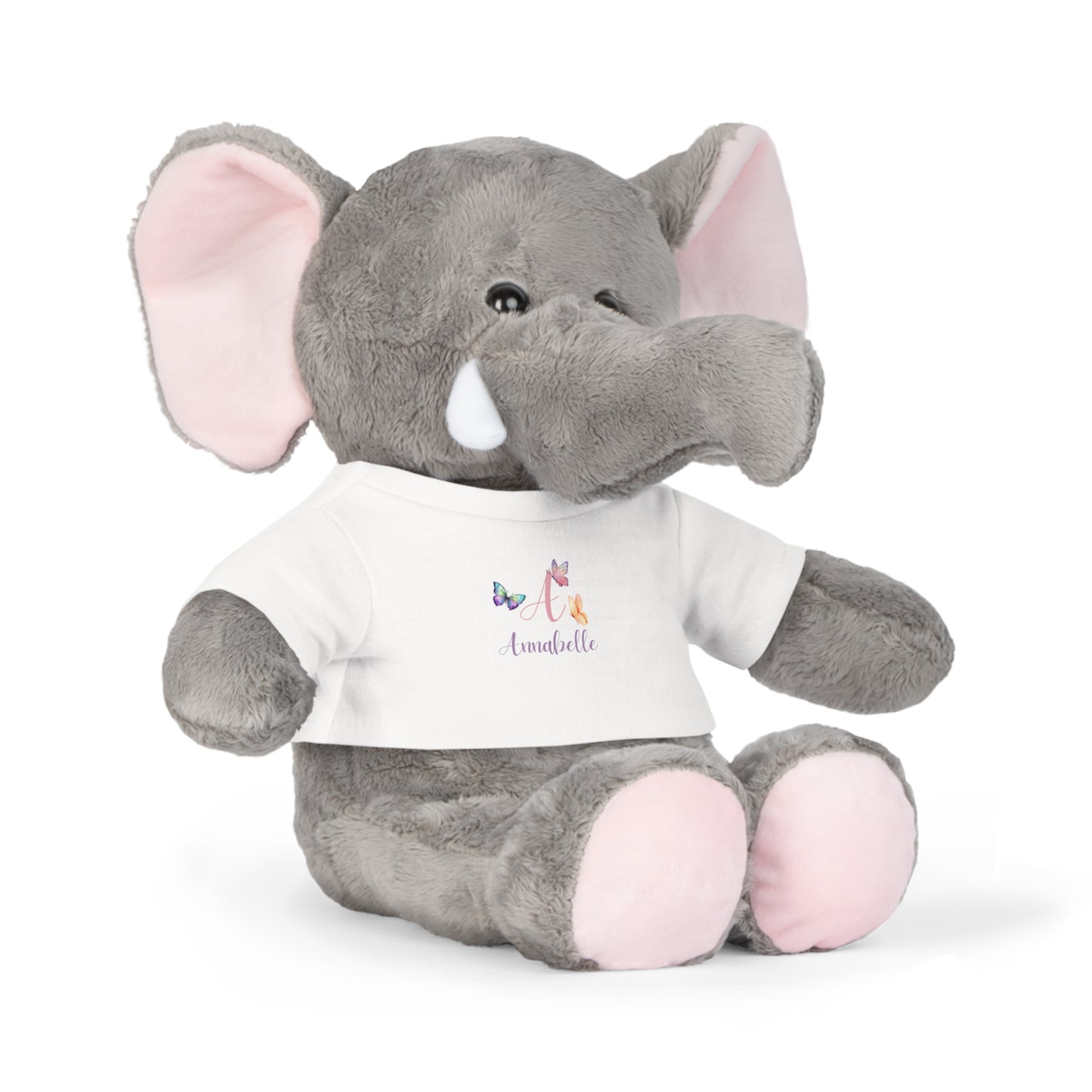 Personalized stuffed animal- Butterfly with initial