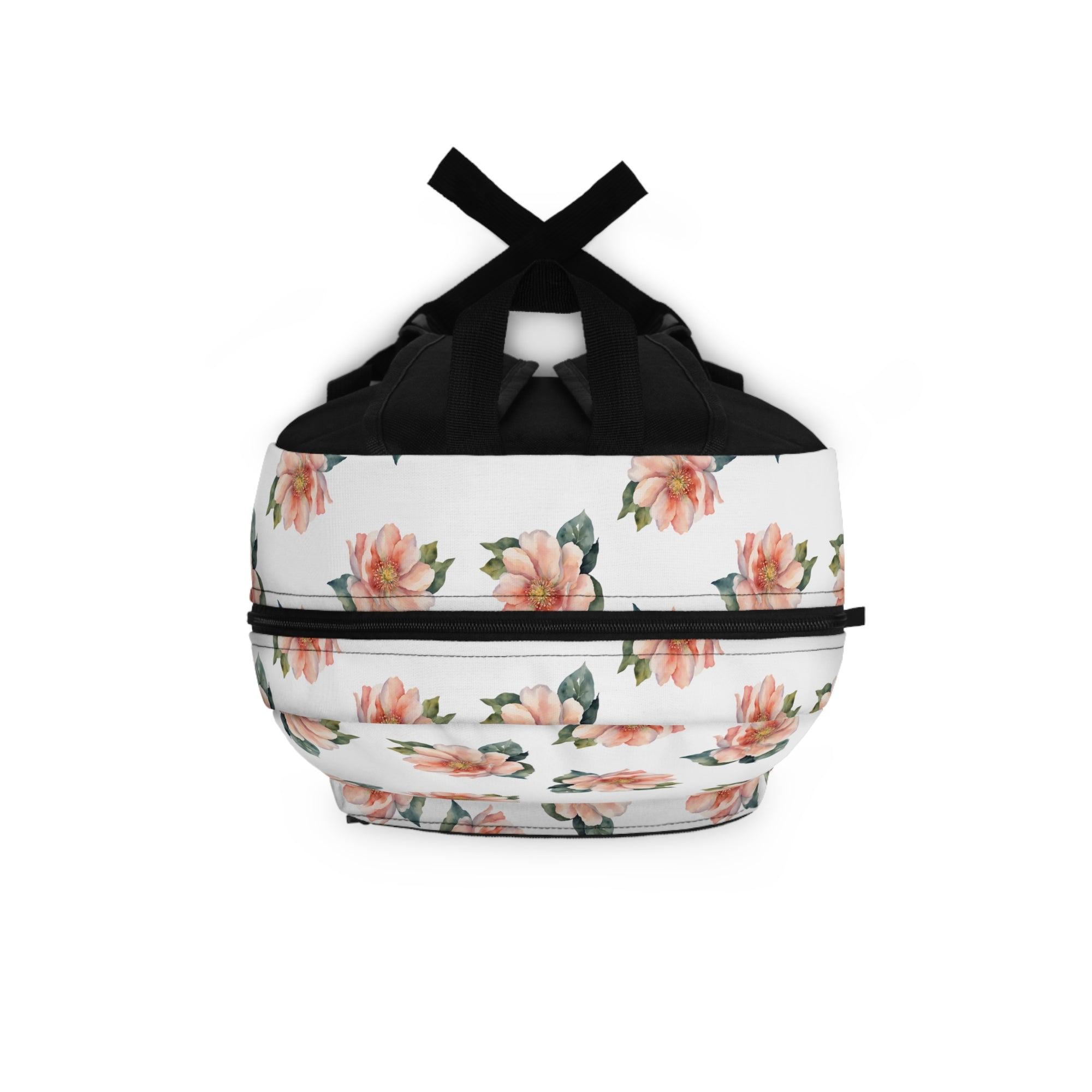 Pink Watercolor Flower Backpack