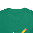 Apple Pencil Toddler Tee Shirt by Printify