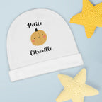 Petite Citrouille (little pumpkin) French Baby Beanie by Printify