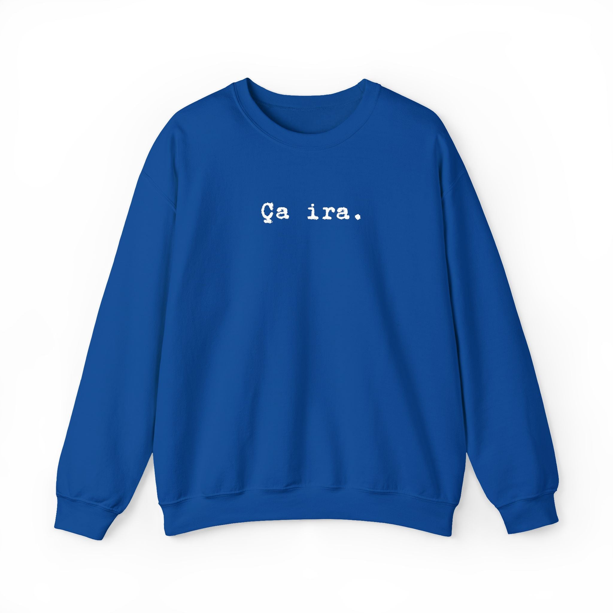 Ça ira  embroidered French sweatshirt - Minimalist French Comfort Pullover