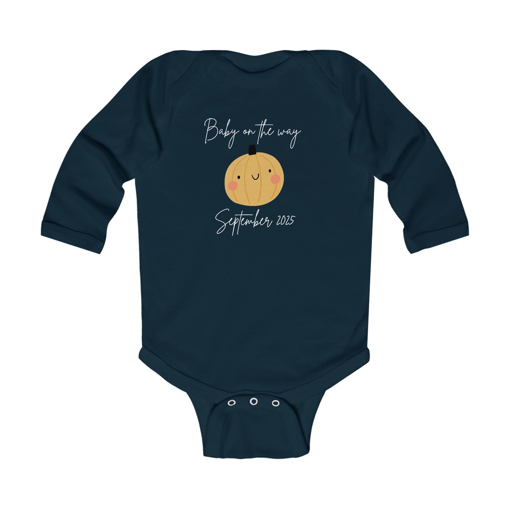 Baby on the way customizable one piece