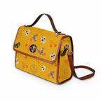 Mexican Pride Handbag, Papel Picado Mariachi Passport Stamp, Dia de los Muertos Skull Canvas Bag