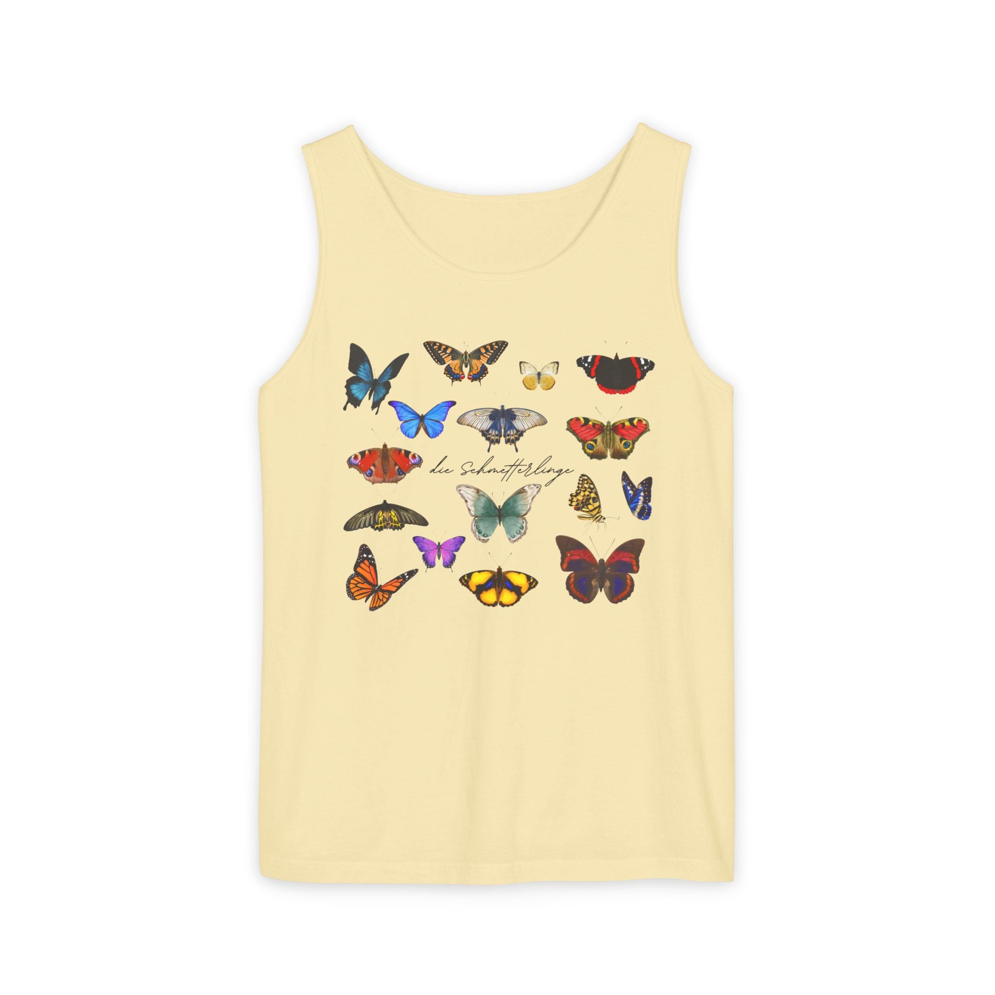 Die Schmetterlinge Tank Top — German Butterflies Graphic Tank